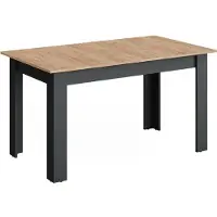 Vicco Esstisch Repose Anthrazit/Goldkraft Eiche 140-180 x 80 cm ausziehbar, Model 55778