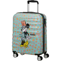 American Tourister Wavebreaker Disney Spinner 55 cm mit TSA-Zahlenschloss Minnie Pastel Dots
