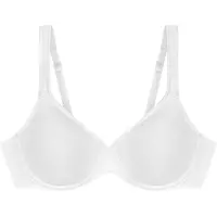 Triumph Bügel-BH "Modern Soft+Cotton W" mit dezenten Glanz-Streifenmuster und breiten Trägern