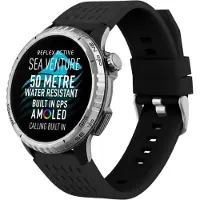 Reflex Active SEA VENTURE 400 R 50m Schwimmfeste AMOLED GPS Smartwatch mit Schwarzem Armband