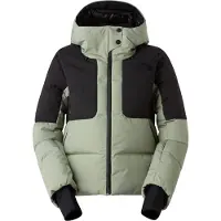 The North Face - Stepp- Und Daundenjacken - W Cold Spell Cropped Down Jacket Slate Moss TNF Black für Damen - Größe XS - Grün