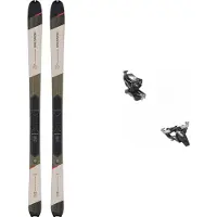Salomon - Tourenski - Tourenski Set Mtn 80 Carbon Rainy Day 2024 - Grau