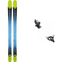 Dynafit - Skis de randonnée - Tourenski-Set Rando Seven Summits Lime Yellow/Black 2023 - Blau