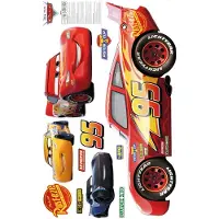 Komar Vliestapete "Selbstklebende Vlies - Cars XXL - Größe 127 x 200 cm" bedruckt glatt Kinderzimmer