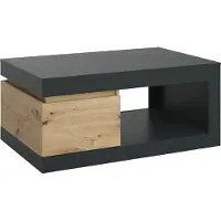 Die Möbelfundgrube Couchtisch grau - Artisan Eiche - 110 x 70 cm - LUCI