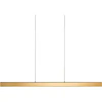 Beliani Hängelampe Gold Aluminium Gummiholz Schirm Eisensockel mit Fernbedienung Integriertes LED Licht Hängende Moderne Beleuchtung