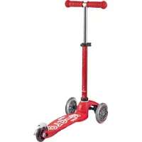 Micro mobility Mini Micro Deluxe Red, Kinder, Dreiradroller, Unisex, Asphalt, 50 kg, 3 Rad/Räder