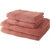 You do it Terrakotta 100% Baumwolle Handtuch Set - 4 Teile