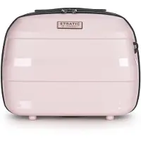 Stratic Gepäckstücke Stratic Kosmetiktasche Reisetasche Straw + Beauty Case Rose rosa