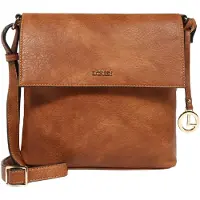 L.credi Umhängetasche Jana Crossbody Bag Cognac hellbraun