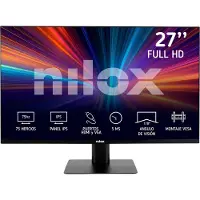 Nilox MONITOR 27" NXM27FHD11 LED IPS FHD 75HZ 16:9 5MS HDMI/VGA-Desprecintado, 68,6 cm (27"), 1920 x 1080 Pixel, Full HD, LED, 5 ms