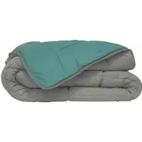 Poyet Motte Steppdecke Grau grün 400 g /m² (220 x 240 cm) (240 x 220 cm)