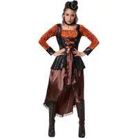 TecTake Dressforfun - Steampunk Prinzessin - Vollkostüm für Karneval & Party - Größe M