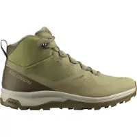 Salomon Trekkingschuhe Outsnap Waterproof L47854000 Grün