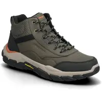 SKECHERS Santoro - Hopkins Veterschoenen Hoog - Groen - Maat 44