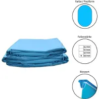 Waterman Poolinnenhüllen oval 0,6 mm 120 cm Tiefe Keilbiese Poolfolie Ersatzfolie Ovalbecken 623x360x120cm - Dicke 0,6mm - Keilbiese - blau