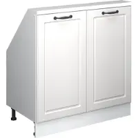 Vicco Dachschrägenschrank Rion Weiß Landhaus mit 2 Türen, Model 56181