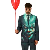 Opposuits IT Pennywise Anzug Horror Halloween Kostüm Herren