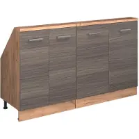 Vicco Dachschrägenschrank-Set Rion Edelgrau 2er Set, Model 56004