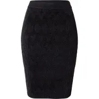 Guess Marciano GUESS Adele Logo Chenille Jet Black A996 Größe: XL | Midiröcke Outlet | Damen | Schwarz