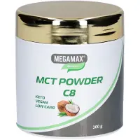 MEGAMAX MCT-Öl Powder C8 reines veganes Keto-Pulver 300 g Pulver