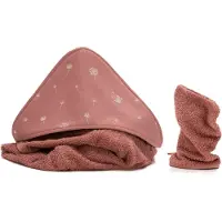 Fillikid Kapuzenhandtuch "Kapuzenbadetuch mit Waschhandschuh"