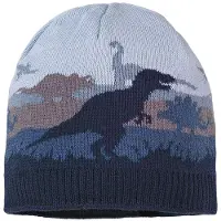 Maximo Strickmütze aus Baumwolle, mit Motiv, gefüttert