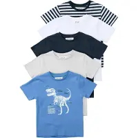 STACCATO T-Shirt "Dino" 5-er Set