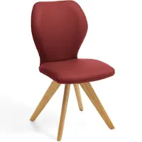 NIEHOFF SITZMÖBEL Colorado Trend-Line Design-Stuhl Eichengestell - Leder - 180° drehbar