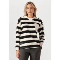 Haute L'Amitié Damen Tops & T-Shirts Veronica Stripe Tee Sweat - Multi - Größe L