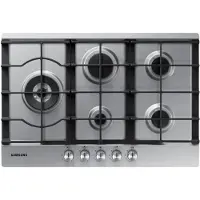 Samsung NA75J3030AS, Edelstahl, Integriert, Gaskochfeld, Edelstahl, 5 Zone(n), 5 Zone(n)