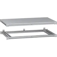 Schneider Electric Unterer und oberer Rahmen, PanelSeT SFN, für elektrische Gehäuse B 1000 x T 600 mm, inklusive Dach NSYSFNC106