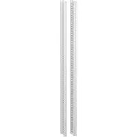 Schneider Electric Senkrechtstützen, PrismaSeT HD, für elektrische Gehäuse H 2000mm, RAL9003, 4 Stück NSYSFNV20ED