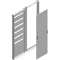 Schneider Electric NSYCSHB2010 Montagematerial B x H 1000 mm 2000 Stahl Lichtgrau RAL 7035 1