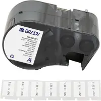 Brady M5-17-351, Vinyl, Weiss, matt, fälschungssicher, 25.40 x 12.70 mm (360 E.)