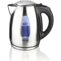 Haeger EK-22S.027A, 1,7 l, 2200 W, Schwarz, Edelstahl, Wasserstandsanzeige, Überhitzungsschutz, Drahtlos