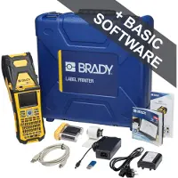 Brady M610-AZERTY, mobiler Thermotransfer-Drucker, AZERTY-Tastatur, PC-Anschluss, 300dpi, max. Bre