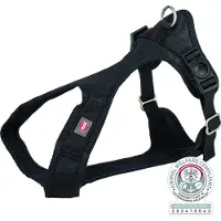 Trixie Comfort Soft Touren-Geschirr - schwarz - 25–35 cm/15 mm