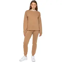 Enzo | Womens Oversized Sweatshirt Trainingsanzug Set