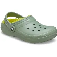 Crocs Classic Lined K Holzschuhe Grün EU 32-33 Mädchen Grün EU 32-33