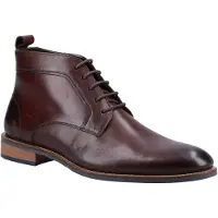 Hush puppies Declan Schnürleder Herrenstiefel braun