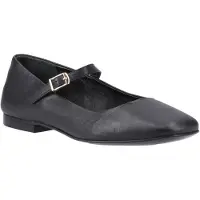 Hush puppies Pasha Damen Schwarze Lederschuhe