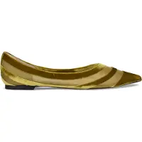 Jimmy Choo Ballerinas Love Grün
