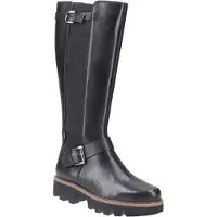 POD Aleena Leder/Textil Damenstiefel Schwarz