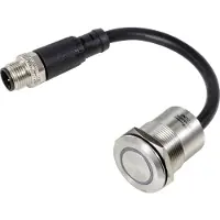 TRU COMPONENTS TC-12835304 TC-PS223P10YSSR12T M12 MALE CONNECTOR Piezotaster 24
