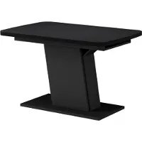 Vicco Esstisch Fenaro Schwarz 120 x 80 cm ausziehbar, Model 56599