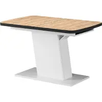 Vicco Esstisch Fenaro Goldkraft Eiche/Weiß 120 x 80 cm ausziehbar, Model 56597
