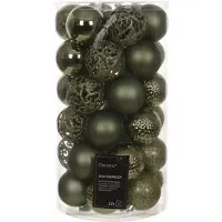 Décoris Fensterdekoration pvc (groen)