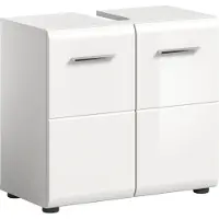 Ebuy24 Xonox.home Waschtischunterschrank Ice BxHxT 60 x 54 cm x 32 cm Frontfarbe weiß hochglanz