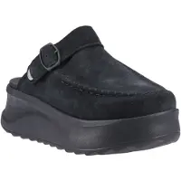HeyDude Delray Clog Suede Damen Black Größe 38